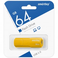 USB флеш-диск Smartbuy 64Gb Clue Yellow