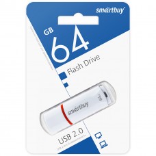 USB флеш-диск Smartbuy 64Gb Crown White